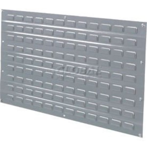Global Equipment Louvered Wall Panel Without Bins 36x19 Gray Price for pack of 4 550150